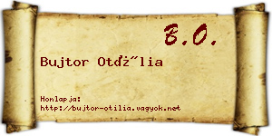 Bujtor Otília névjegykártya